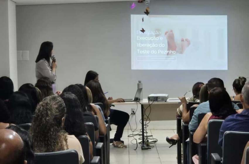 Saúde capacita profissionais da Atenção Primária sobre triagem neonatal