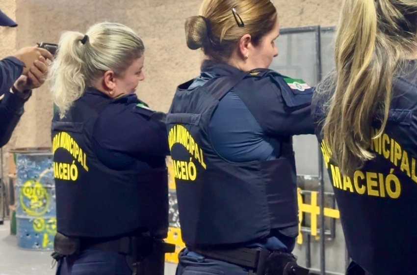 Inspetores e subinspetores da Guarda Civil de Maceió iniciam prática de tiro