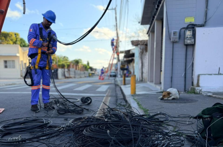 Ilumina conclui Poste Limpo e retira 8,5 toneladas de cabos inativos no Pontal da Barra