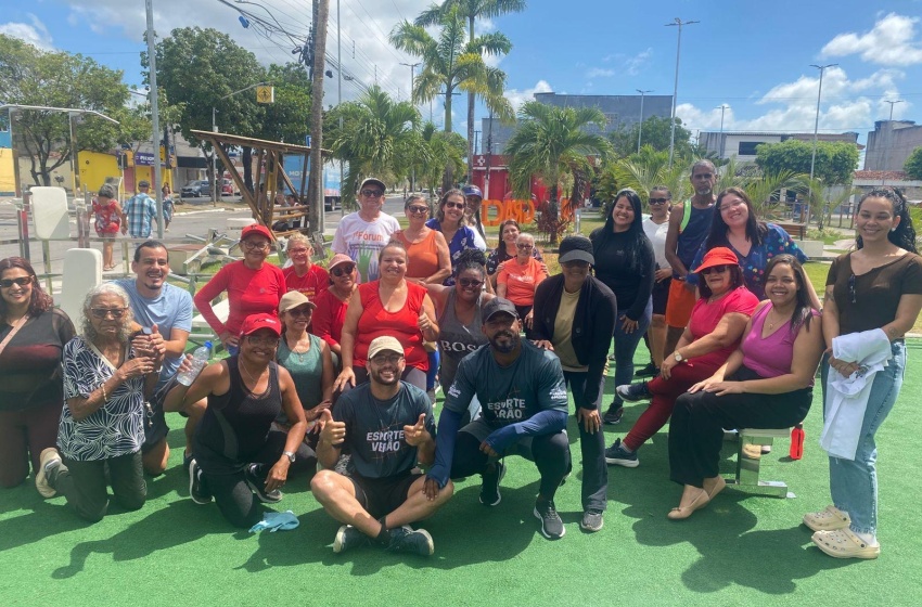 Equipes eMulti promovem atividades de lazer e bem-estar para usuários de unidades de saúde