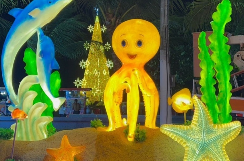 Natal de Todos Nós ganha elementos marítimos que simbolizam Maceió
