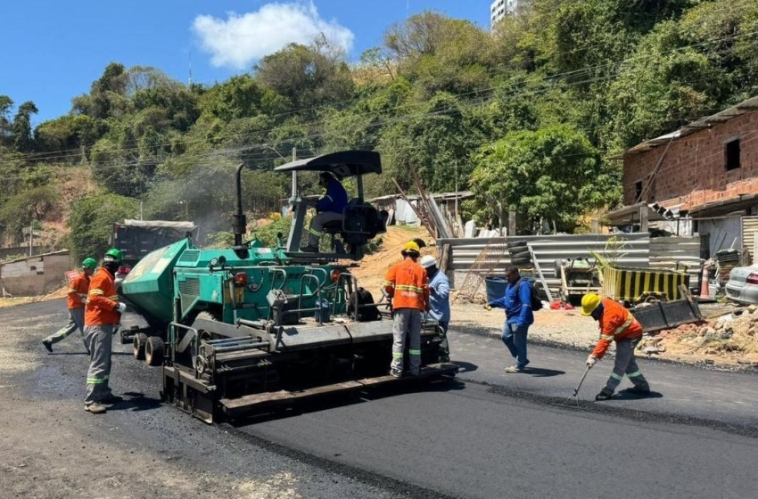 Vale do Reginaldo completa mais de 1,5Km de pavimentação