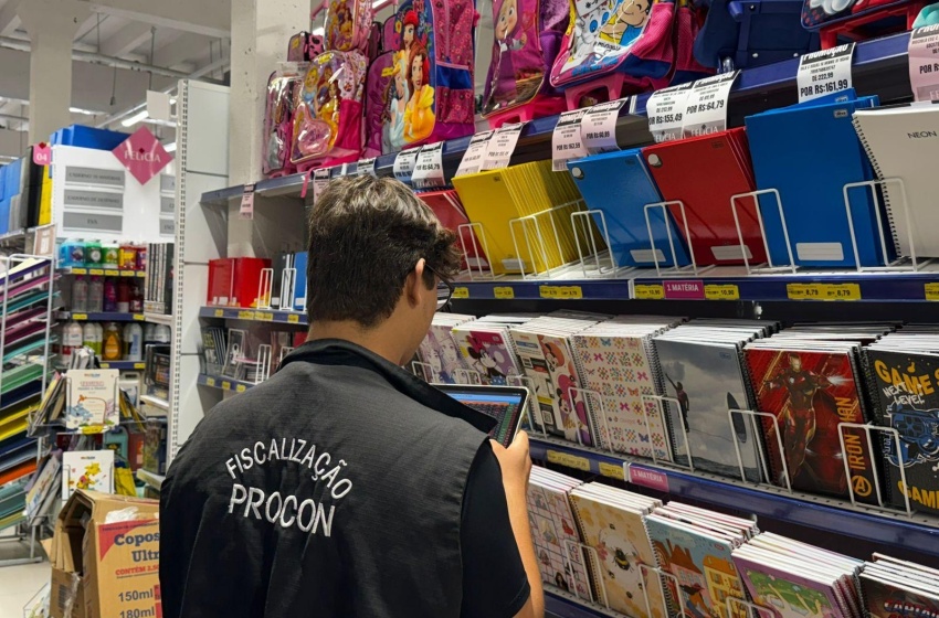 Procon Maceió divulga pesquisa de preços de material escolar 2026