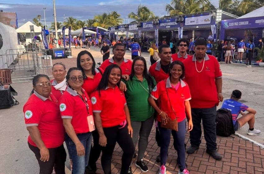 Evento esportivo na orla marítima conta com ação de coleta seletiva