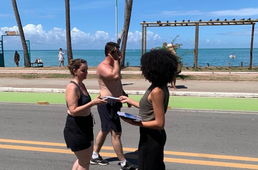 Saúde participa de ação alusiva ao movimento Abril Verde