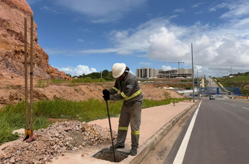 Prefeitura inicia implantação de rede de iluminação pública em nova avenida de Cruz das Almas