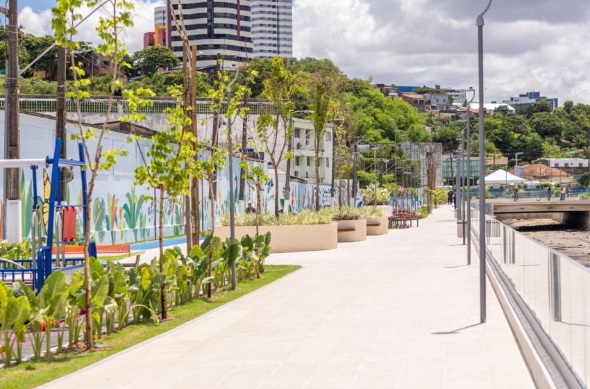 Revitalização do Salgadinho transforma paisagem e atrai moradores ao centro de Maceió