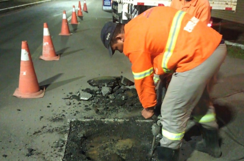 Operação Tampa Bueiro beneficia 101 vias em seis meses de atuação