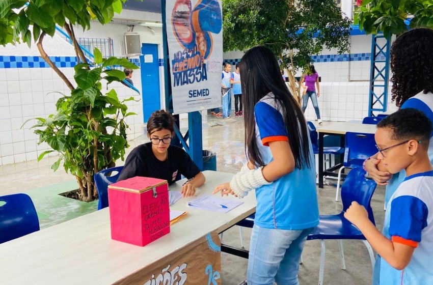 Eleições de Grêmios Estudantis fortalece protagonismo de alunos em escolas da rede municipal de Maceió