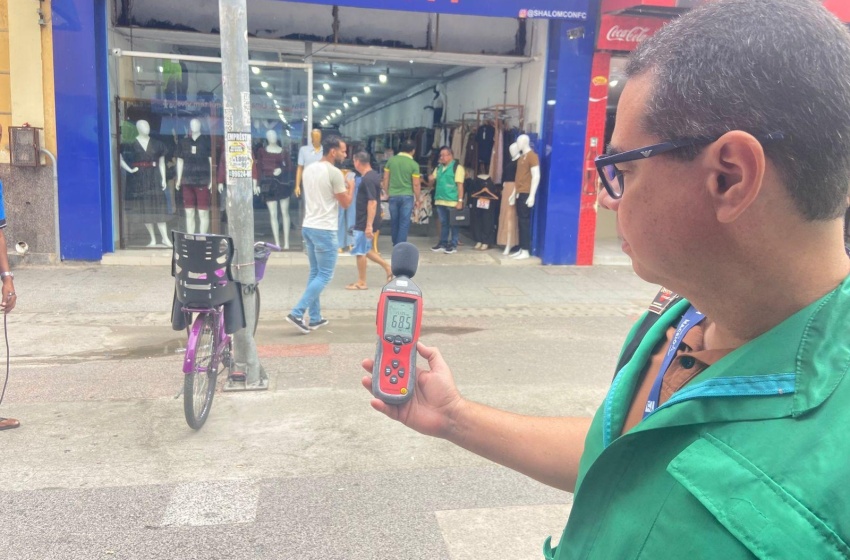 Iplam combate poluição sonora no Centro de Maceió