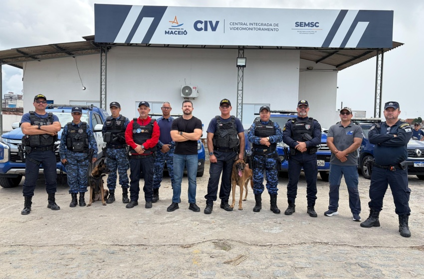 Segurança Cidadã recebe visita de canil da Guarda do Cabo de Santo Agostinho