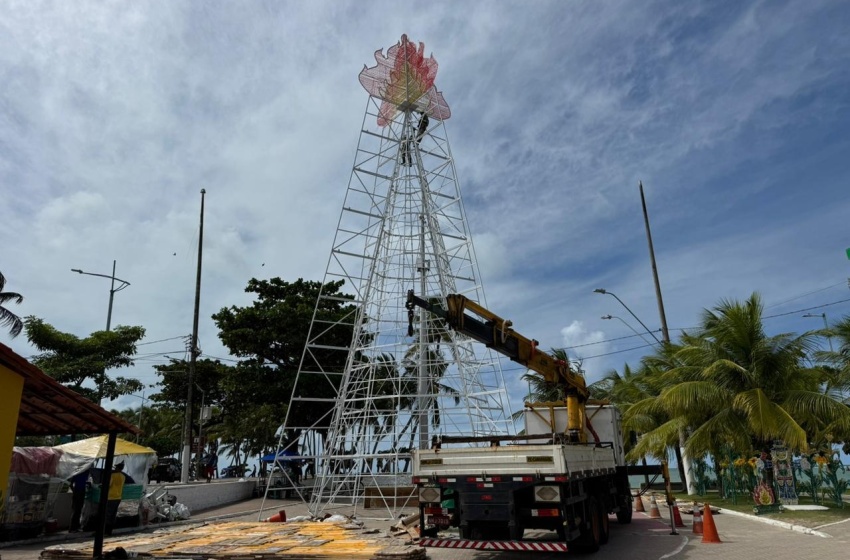São João Massayó ganha Vila Junina com fogueira cenográfica de 24 metros na orla marítima de Maceió