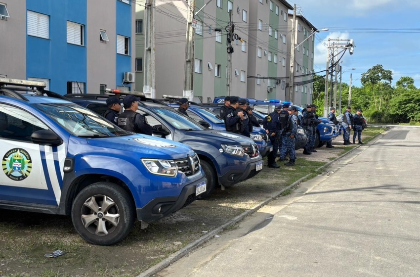 Guarda Municipal realiza operação em residenciais da Santa Amélia