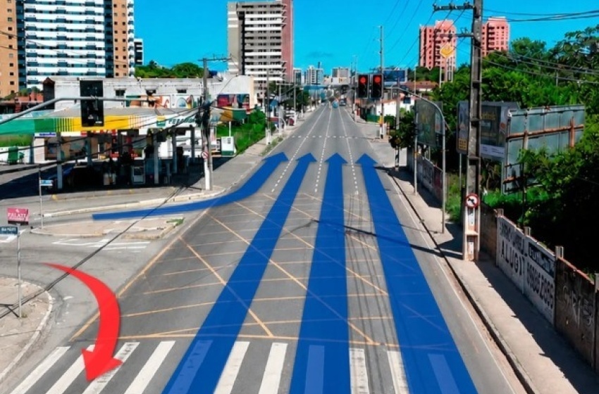 Avenida Gustavo Paiva ganha novo trecho com mão única sentido Centro
