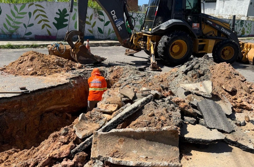 Infraestrutura substitui tubulações danificadas em dois pontos da Mangabeiras