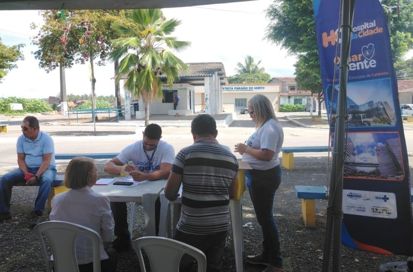 Programa Olhar da Gente Comunidades promove triagem na Chã da Jaqueira