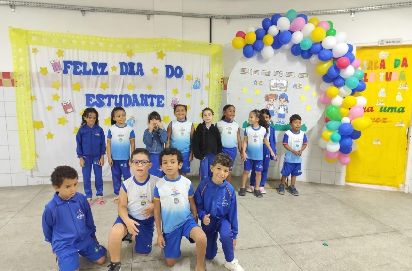 Educação de Maceió celebra Dia do Estudante com atividades especiais nas unidades de ensino municipais
