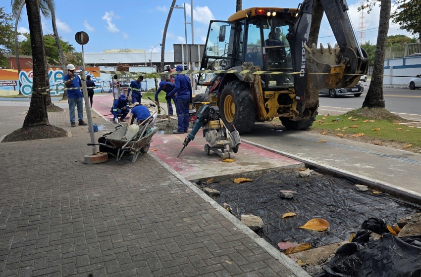 Prefeitura amplia manutenção e executa melhorias em pontos da orla marítima de Maceió