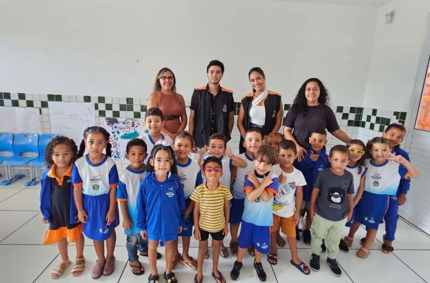 Procon Maceió leva educação para o consumo às crianças de CMEI em Maceió