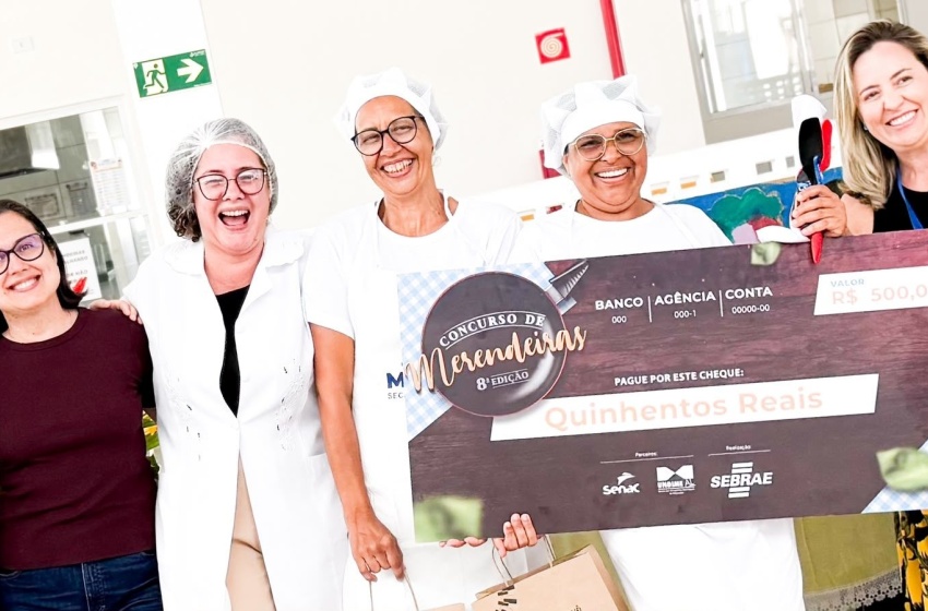 Criatividade e valorização da agricultura familiar marcam etapa municipal de concurso de merendeiras