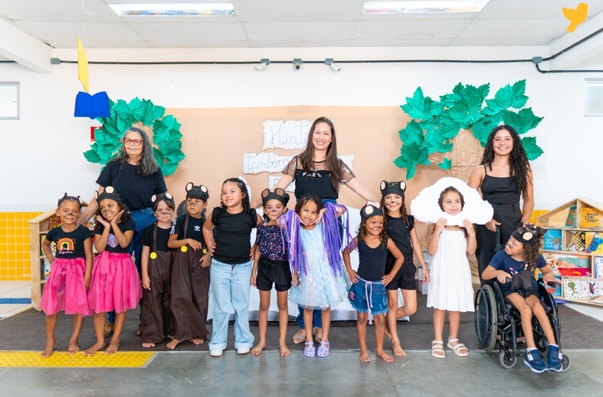 Literatura e expressão infantil ganham destaque em Festival Literário no CMEI Martha Célia
