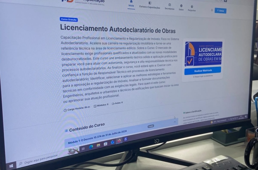 Curso do alvará na modalidade autodeclaratório agora é também online