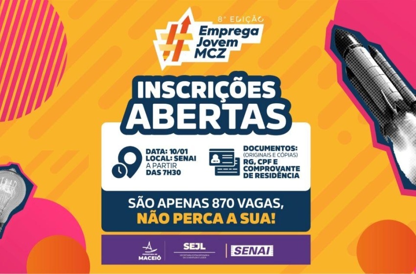 Emprega Jovem MCZ 2024 abre inscrições nesta quarta-feira (10)