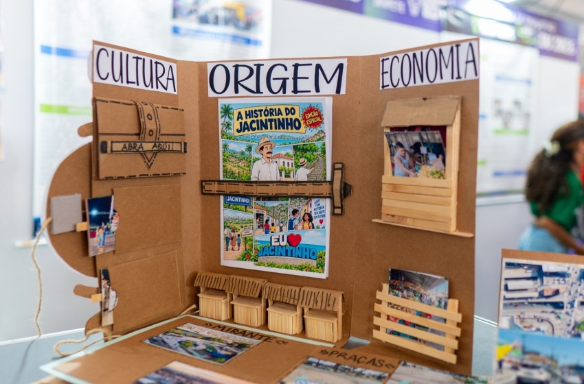 Estudantes da rede municipal apresentam projeto em evento de pesquisa e inovação