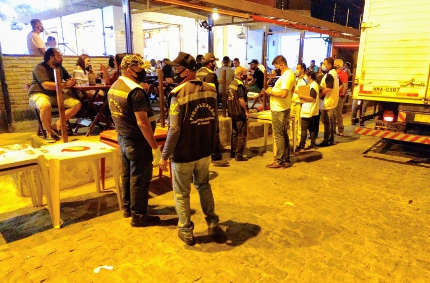 Semscs notifica 4 estabelecimentos em fim de semana de fiscalizações