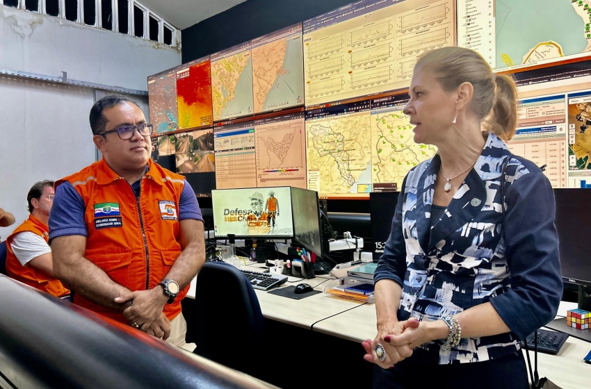 Defesa Civil de Maceió acompanha membros da ONU em visita a bairros que afundam