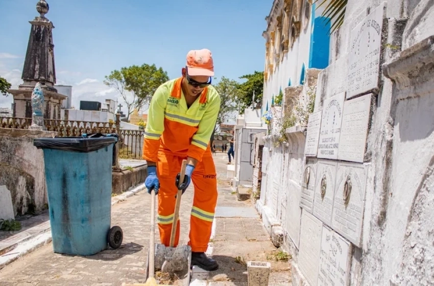 Prefeitura intensifica melhorias nos cemitérios públicos de Maceió