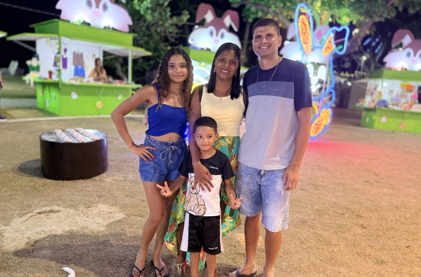 Com ambiente lúdico e acolhedor, Vila de Páscoa encanta moradores e turistas