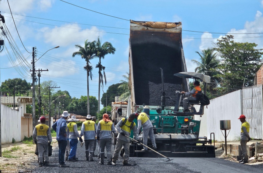 Prefeitura de Maceió avança com obras de pavimentação na Cidade Universitária