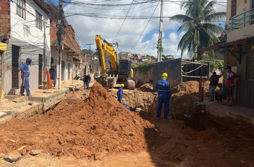 Obra de macrodrenagem da Grota do Ipanema avança e alcança 73% de execução