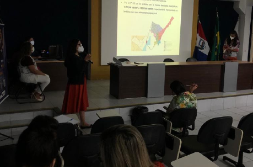 Trabalhadores participam de oficina para construção do Plano Municipal de Saúde