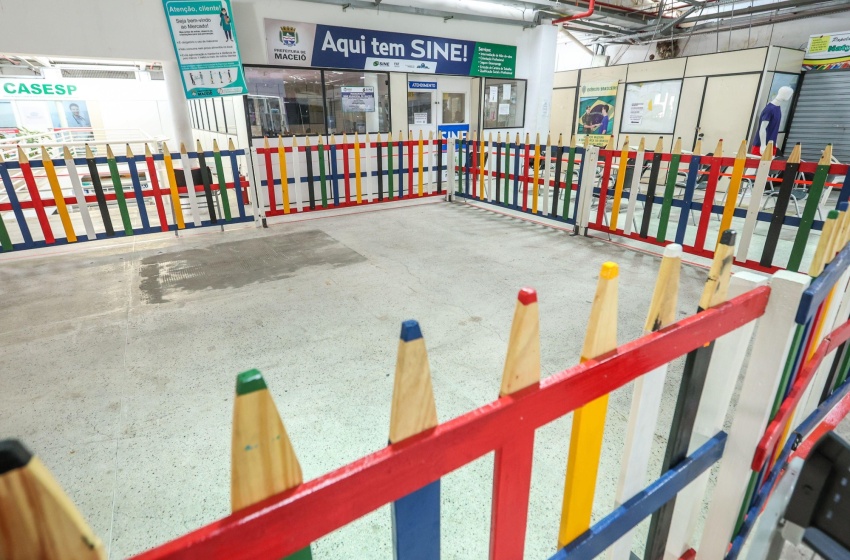 Shopping Popular, no Centro de Maceió, ganhará parque de recreação infantil