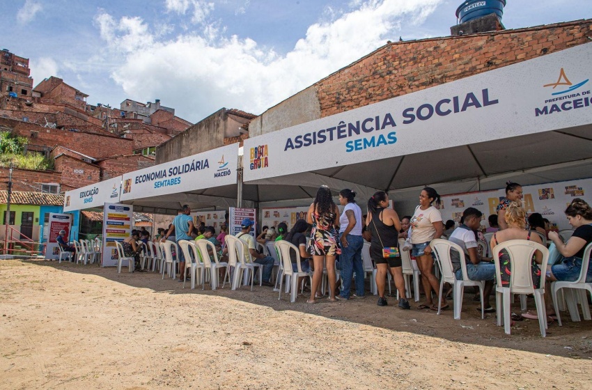 Brota na Grota: em seis meses, programa ultrapassou 47 mil atendimentos em saúde