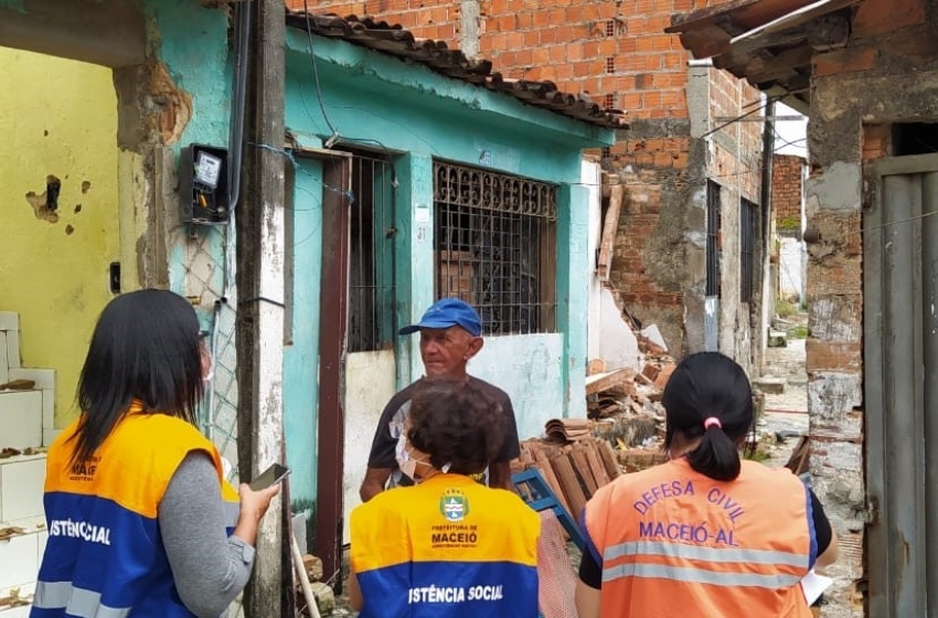 Assistência Social destaca ações nas áreas afetadas pela instabilidade de solo