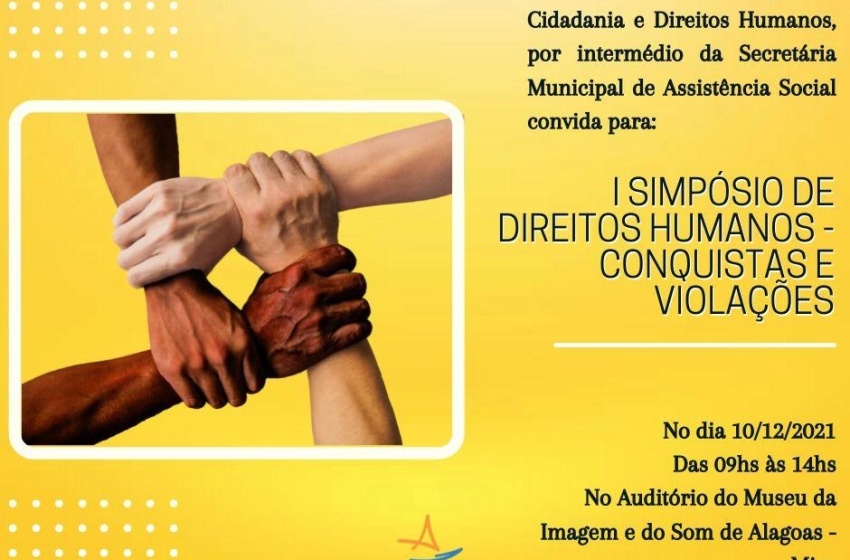 Assistência Social realiza I Simpósio de Direitos Humanos nesta sexta-feira (10)