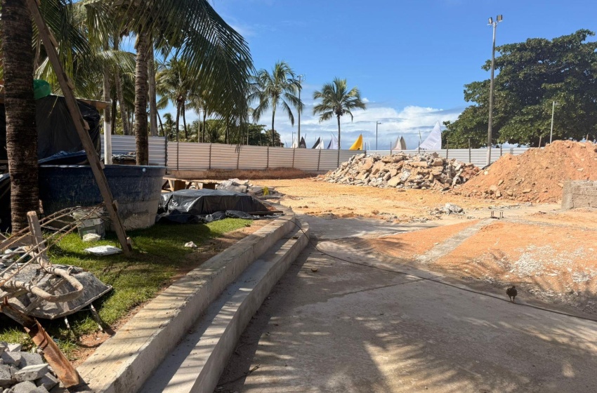Reforma do Skatepark da Pajuçara avança e entra na fase de demolição da pista