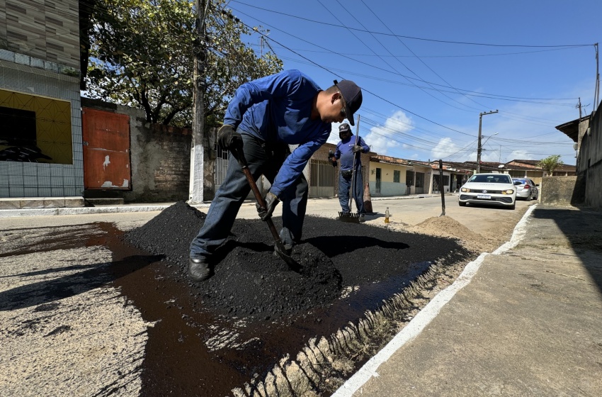 Operação Tapa-Buraco recupera 318 ruas de Maceió em janeiro