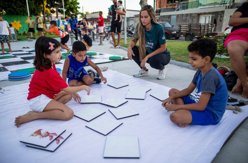 Prefeitura promove esporte e diversão para crianças do Acauã