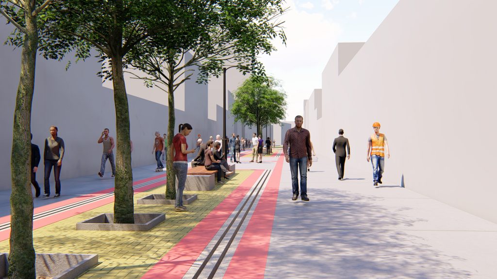 Projeto de Regularização de Calçadas e Acessibilidade do Centro (Foto: Ascom Sedet)